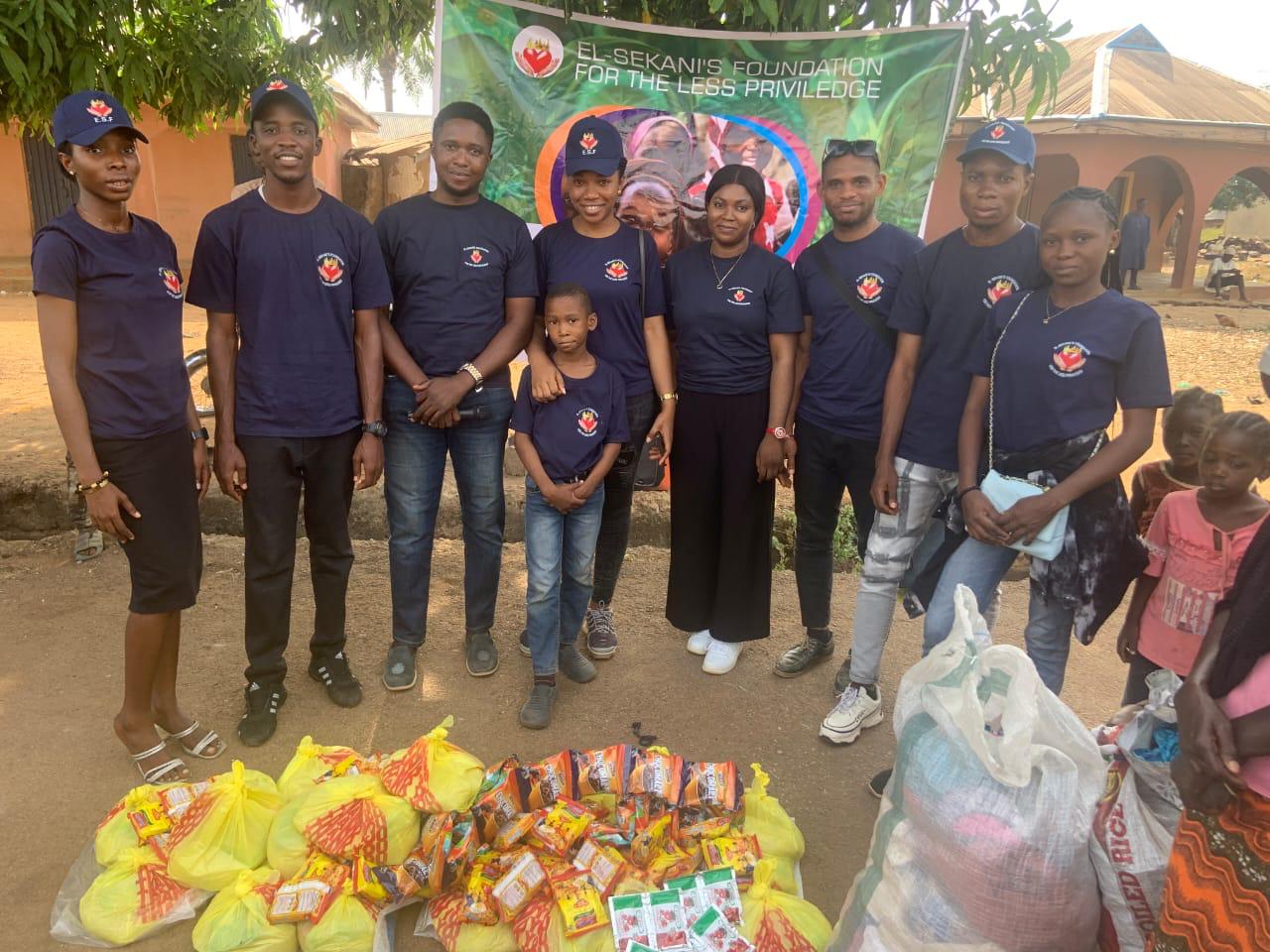El-Sekani Foundation school outreach in Kubwa